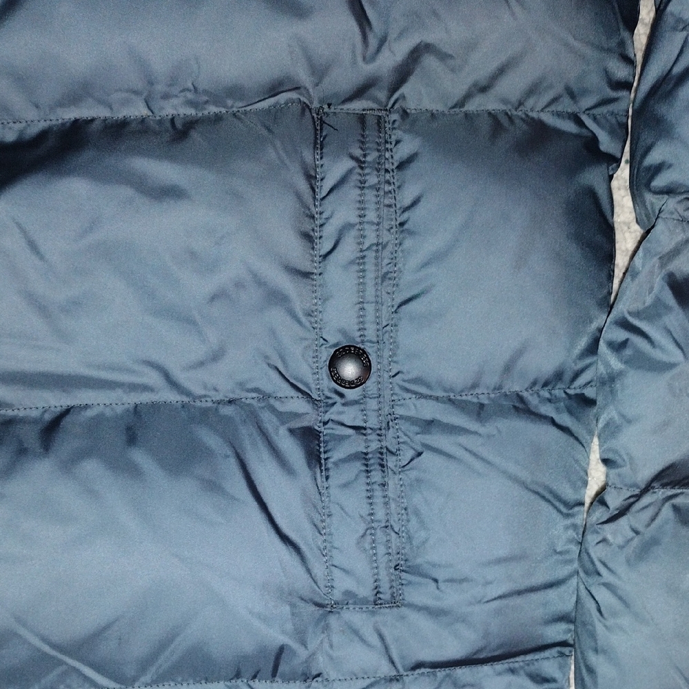 NWOT 32 Degrees Heat Size Medium Puffer Zip Up Hooded Down Jacket Slate Grey - Picture 3 of 5